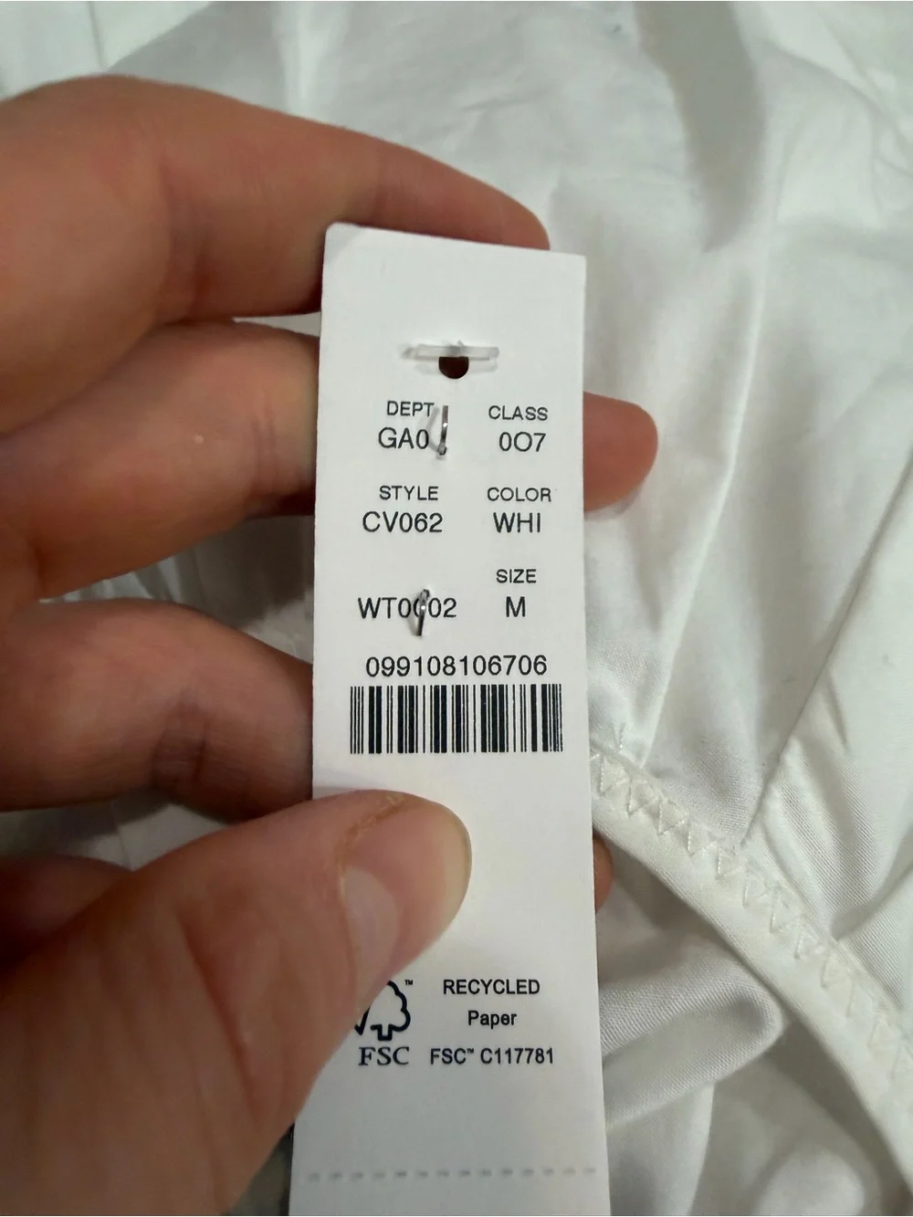 J crew Puff-sleeve button-up top in cotton poplin